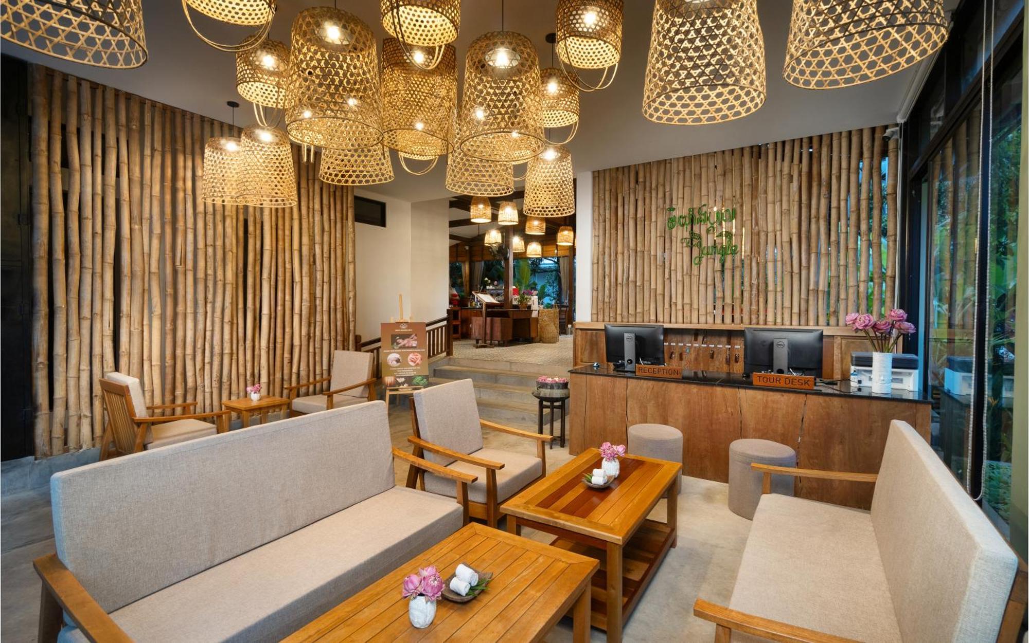 The Jungle Hotel Sziemreap Kültér fotó